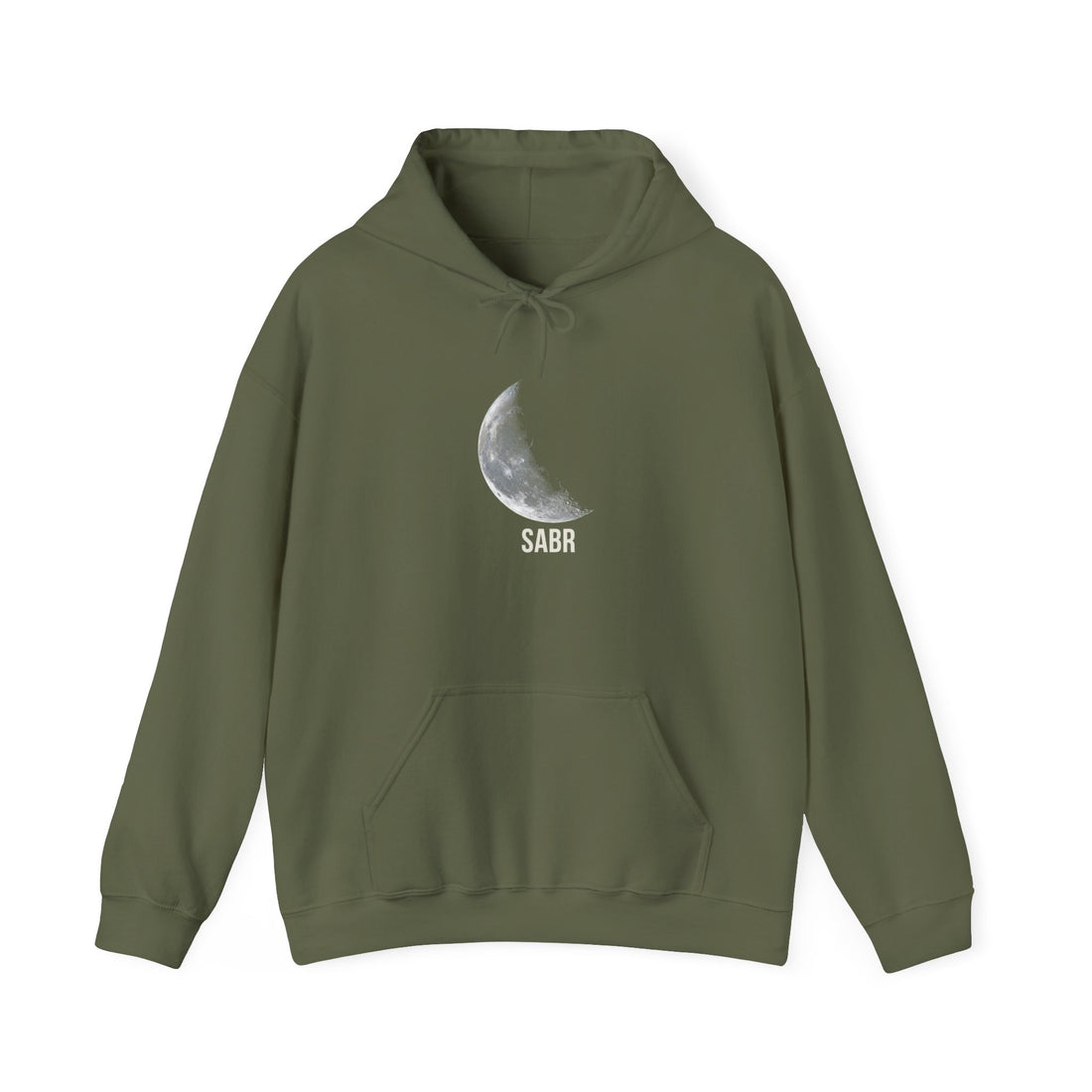 Crescent Moon with SABR Hoodie | Islamic Patience Design