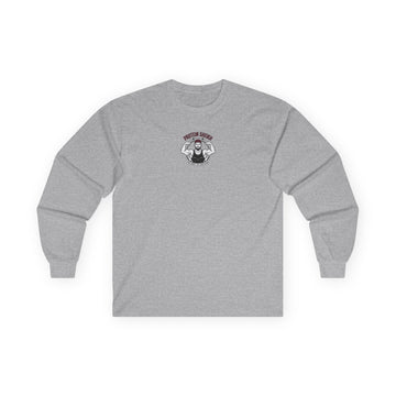 Protein Sheikh Illustration Long Sleeve Tee | Vintage Strongman Shirt