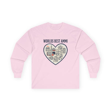 Worlds Best Ammi Long Sleeve Tee | Mom/Ammi appreciation