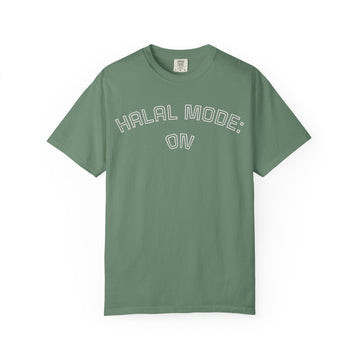 Halal Mode On T-shirt | Muslim Faith Typography Tee