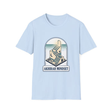 Akhirah Mindset Staircase T-Shirt | Islamic reminder tee