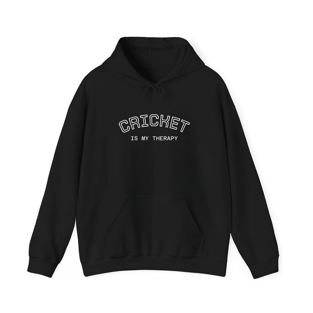 Cricket Is My Therapy Hoodie | Sports Fan Apparel