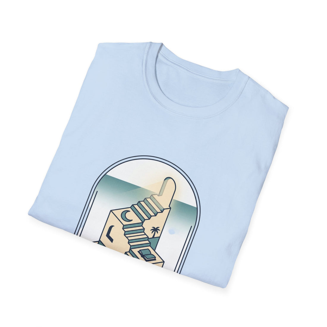 Akhirah Mindset Staircase T-Shirt | Islamic reminder tee
