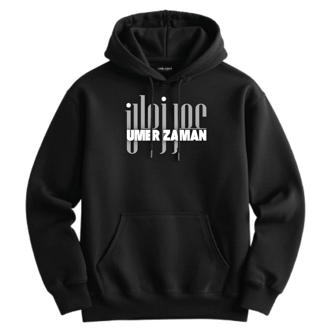 Umer Zaman - Black Hoodie